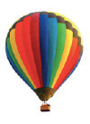 a hot air balloon