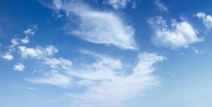 blue sky with clouds