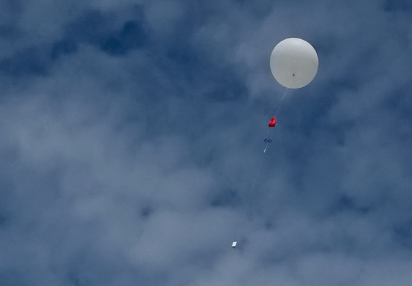Filling A Weather Balloon